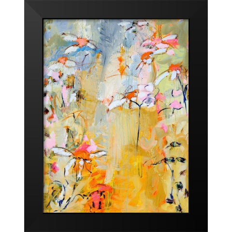 Waiting for Summer Black Modern Wood Framed Art Print by Anders, Per