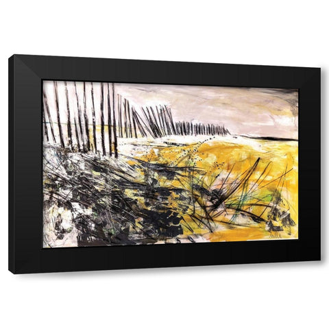 Outer Banks Black Modern Wood Framed Art Print with Double Matting by Apperlo, Mila