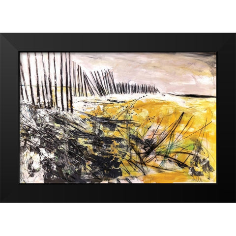 Outer Banks Black Modern Wood Framed Art Print by Apperlo, Mila