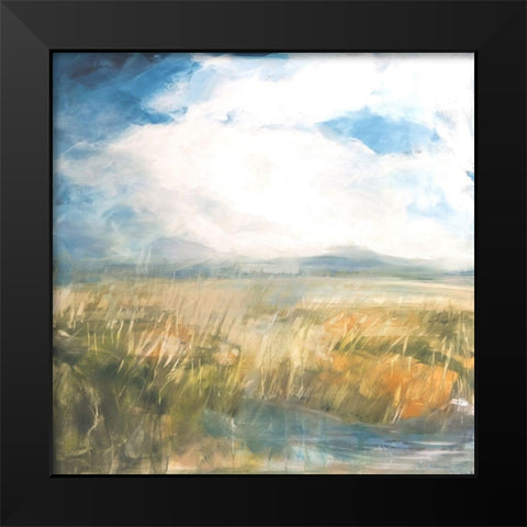 Summer Black Modern Wood Framed Art Print by Apperlo, Mila