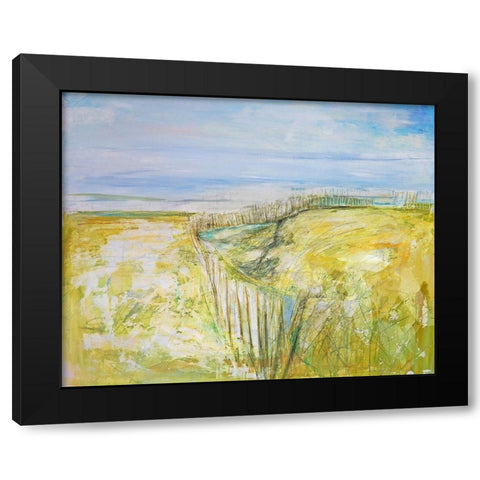 The Beach II Black Modern Wood Framed Art Print by Apperlo, Mila