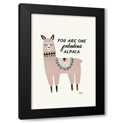 Fabulous Black Modern Wood Framed Art Print by Annie Bailey Art