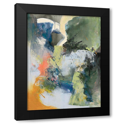Asi Empieza Black Modern Wood Framed Art Print by Arana, Emilia