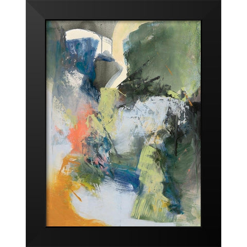 Asi Empieza Black Modern Wood Framed Art Print by Arana, Emilia