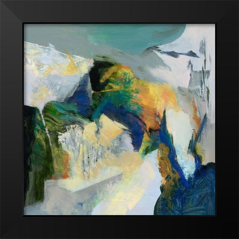 Iceberg Black Modern Wood Framed Art Print by Arana, Emilia