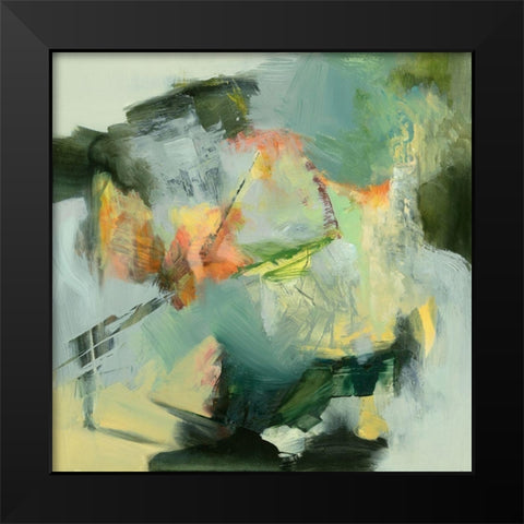 The Storyteller Black Modern Wood Framed Art Print by Arana, Emilia