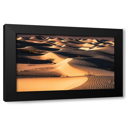 Death Valley Black Modern Wood Framed Art Print by Artemiadi, Dora