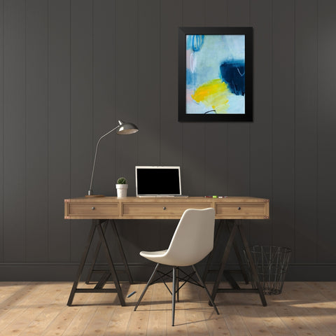 The Silence Black Modern Wood Framed Art Print by Apperlo, Mila