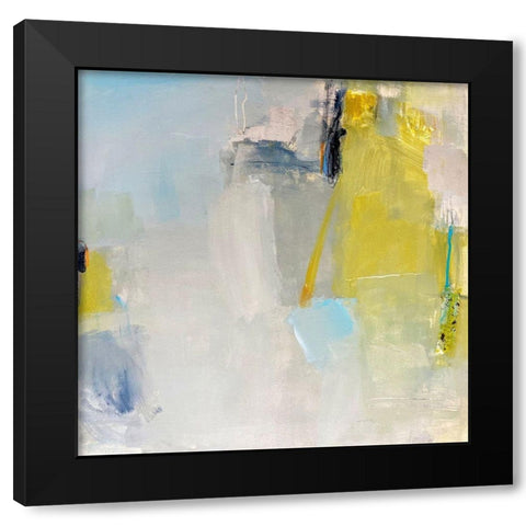 Quiet Sounds Black Modern Wood Framed Art Print with Double Matting by Apperlo, Mila