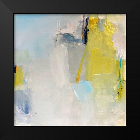 Quiet Sounds Black Modern Wood Framed Art Print by Apperlo, Mila