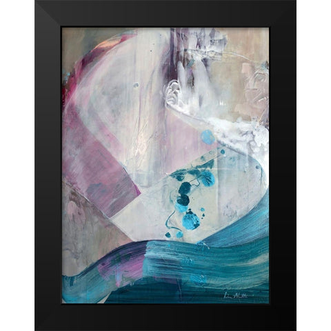 Welcoming Grace Black Modern Wood Framed Art Print by Alattar, Lina