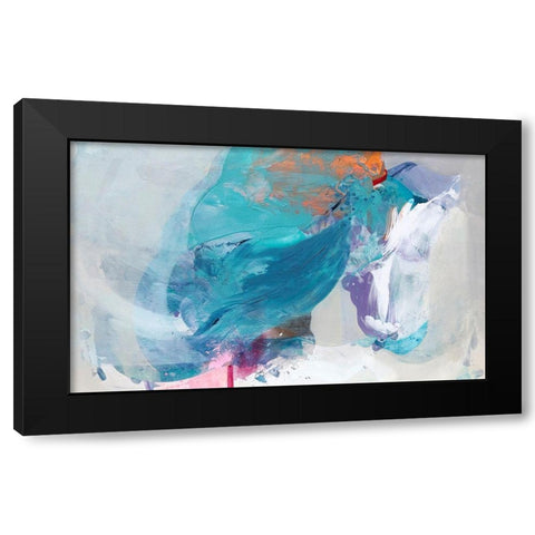 Sea Breeze Black Modern Wood Framed Art Print with Double Matting by Alattar, Lina