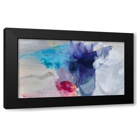 Even Fire Needs Air Black Modern Wood Framed Art Print by Alattar, Lina