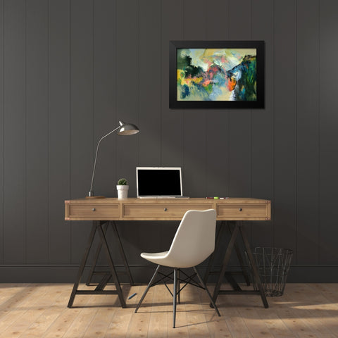 Noble Twin Black Modern Wood Framed Art Print by Arana, Emilia