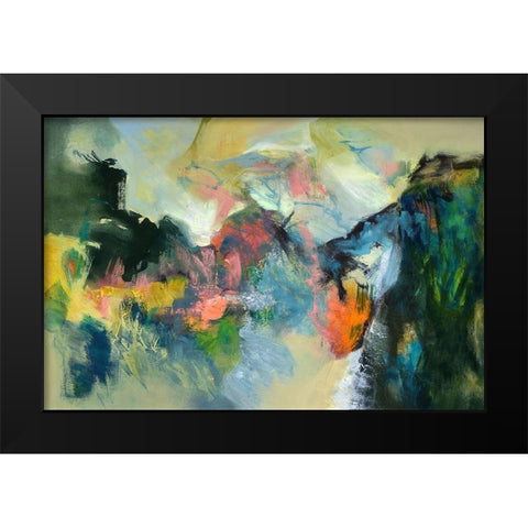 Noble Twin Black Modern Wood Framed Art Print by Arana, Emilia