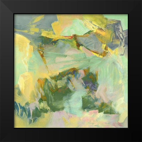 The Grass Pillow Black Modern Wood Framed Art Print by Arana, Emilia
