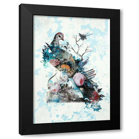 Wildness No. 1 Black Modern Wood Framed Art Print with Double Matting by Albers, Teis