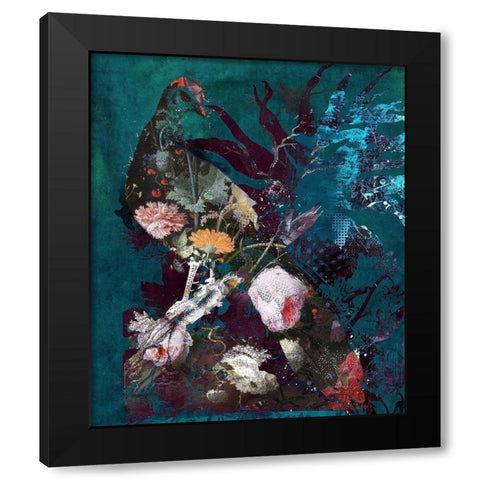 Wildness No. 2 Black Modern Wood Framed Art Print with Double Matting by Albers, Teis