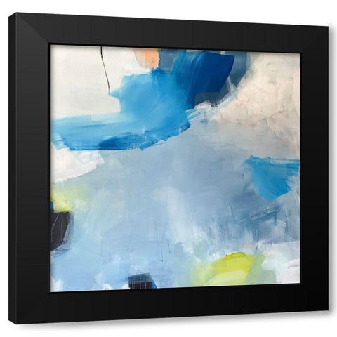 High Key Black Modern Wood Framed Art Print by Apperlo, Mila