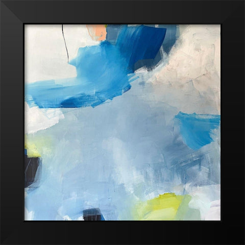 High Key Black Modern Wood Framed Art Print by Apperlo, Mila
