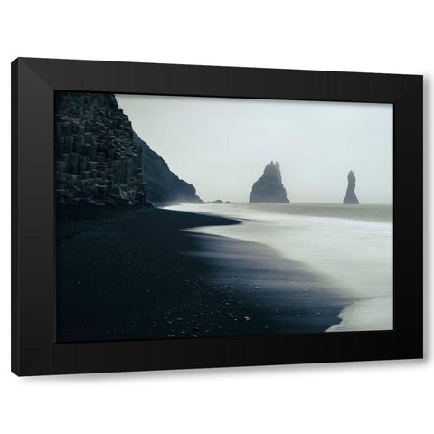 Lost Black Modern Wood Framed Art Print by Artemiadi, Dora