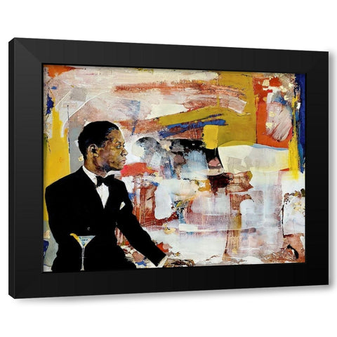 The Ellington Finesse Effect Black Modern Wood Framed Art Print with Double Matting by Anderson, Noland
