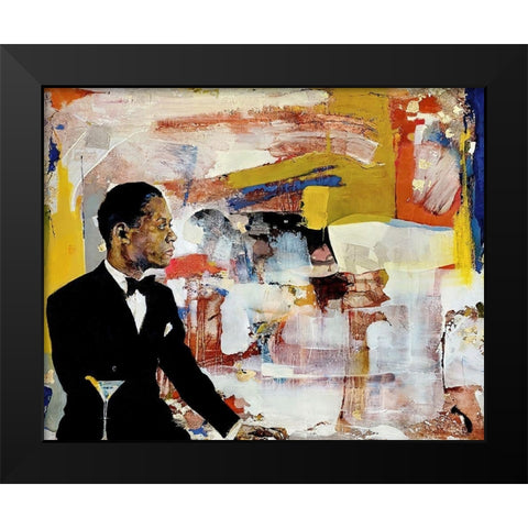 The Ellington Finesse Effect Black Modern Wood Framed Art Print by Anderson, Noland