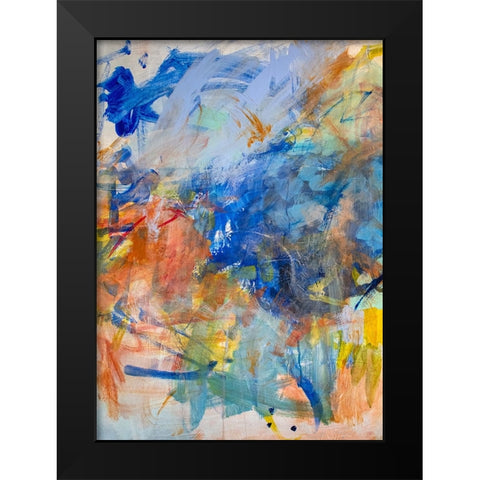 Both Sides Now Black Modern Wood Framed Art Print by Apperlo, Mila