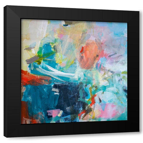 Shine Black Modern Wood Framed Art Print by Apperlo, Mila