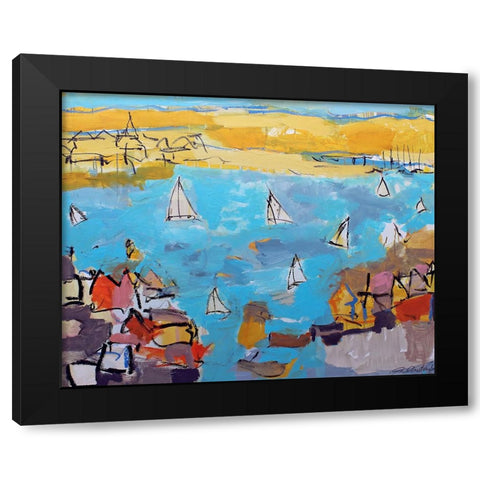Grab Your Life Black Modern Wood Framed Art Print with Double Matting by Anders, Per