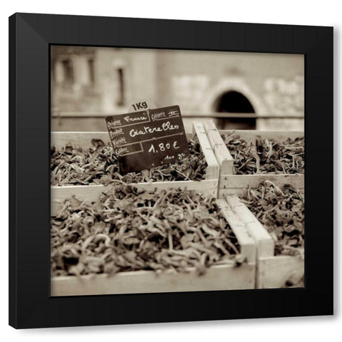 Marketplace - 38 Black Modern Wood Framed Art Print by Blaustein, Alan
