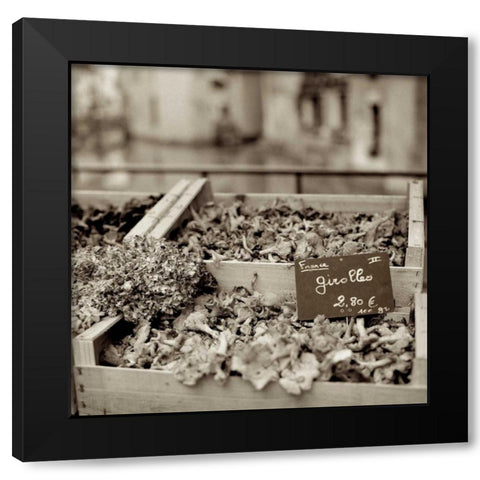 Marketplace - 37 Black Modern Wood Framed Art Print by Blaustein, Alan