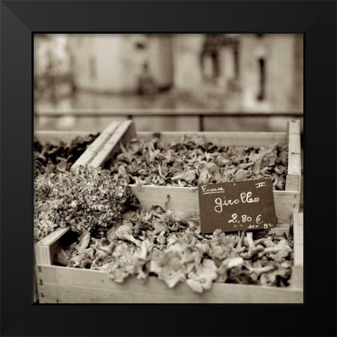 Marketplace - 37 Black Modern Wood Framed Art Print by Blaustein, Alan