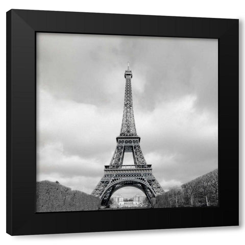 Tour Eiffel - 17 Black Modern Wood Framed Art Print with Double Matting by Blaustein, Alan