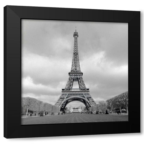 Tour Eiffel - 16 Black Modern Wood Framed Art Print by Blaustein, Alan