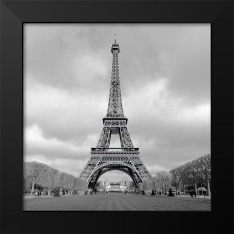 Tour Eiffel - 16 Black Modern Wood Framed Art Print by Blaustein, Alan