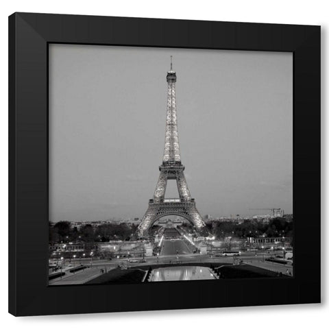 Tour Eiffel - 7 Black Modern Wood Framed Art Print by Blaustein, Alan