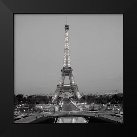 Tour Eiffel - 7 Black Modern Wood Framed Art Print by Blaustein, Alan