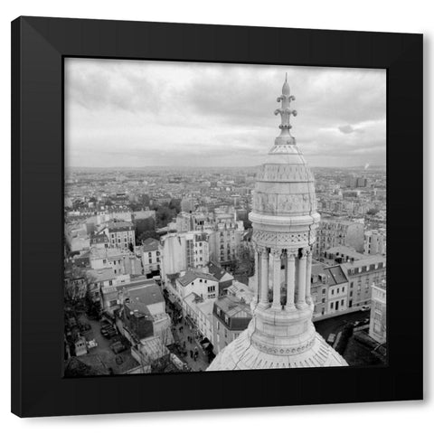 Sacre Coeur Paris - 1 Black Modern Wood Framed Art Print by Blaustein, Alan