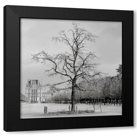 Paris - 22 Black Modern Wood Framed Art Print by Blaustein, Alan