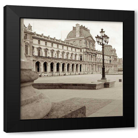Paris - 9 Black Modern Wood Framed Art Print by Blaustein, Alan