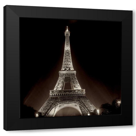 Tour Eiffel - 2 Black Modern Wood Framed Art Print by Blaustein, Alan