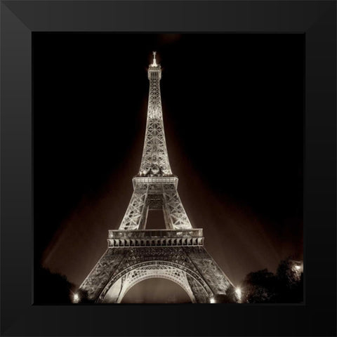 Tour Eiffel - 2 Black Modern Wood Framed Art Print by Blaustein, Alan