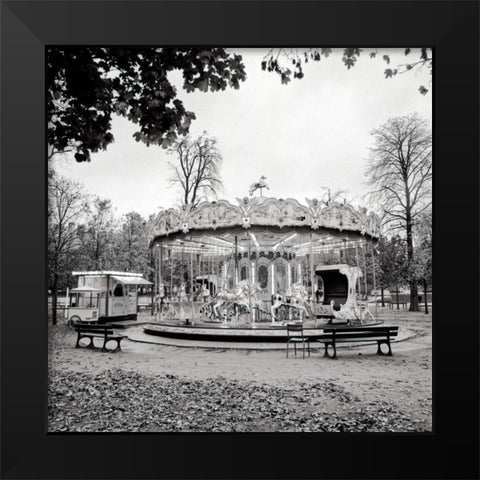 Paris - 32 Black Modern Wood Framed Art Print by Blaustein, Alan