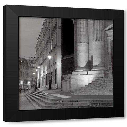 Paris - 3 Black Modern Wood Framed Art Print by Blaustein, Alan