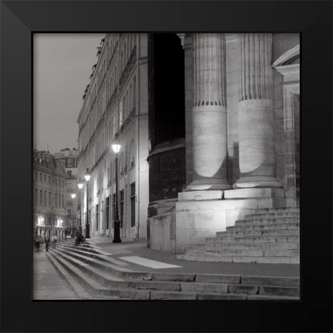 Paris - 3 Black Modern Wood Framed Art Print by Blaustein, Alan