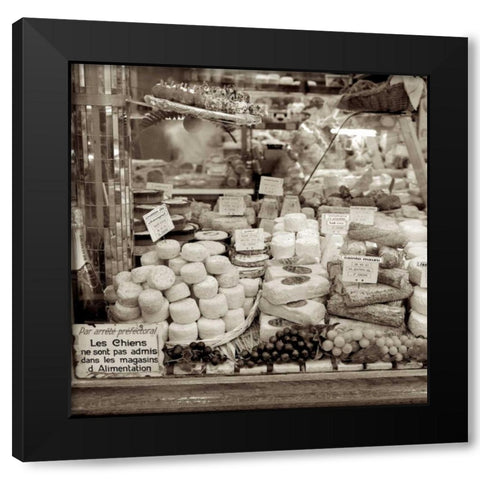 Marketplace - 9 Black Modern Wood Framed Art Print by Blaustein, Alan
