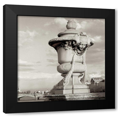 Paris - 32 Black Modern Wood Framed Art Print by Blaustein, Alan