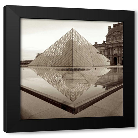 Paris - 8 Black Modern Wood Framed Art Print by Blaustein, Alan