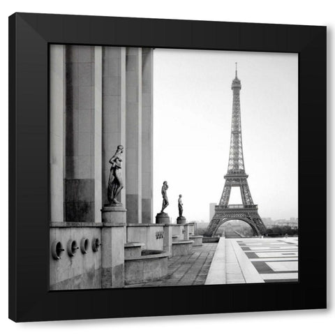 Tour Eiffel - 5 Black Modern Wood Framed Art Print by Blaustein, Alan